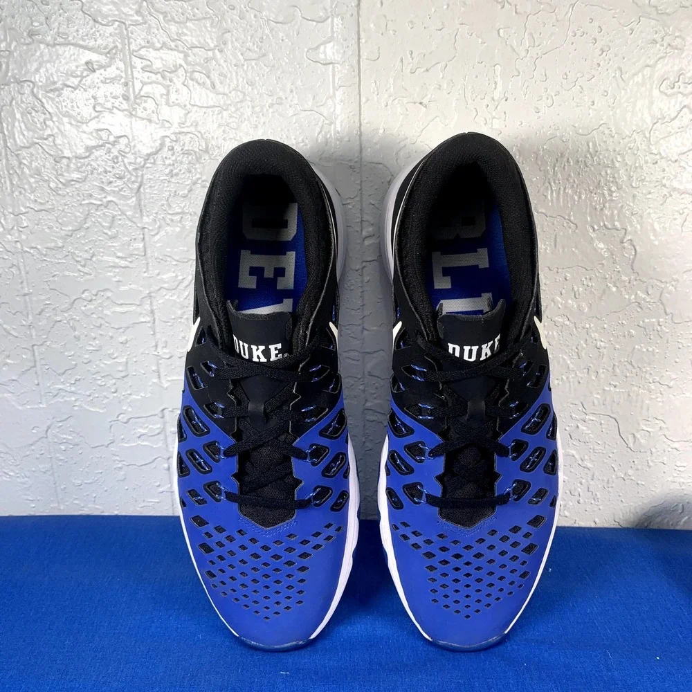 Nike Train Speed 4 Duke Blue Devils Mens 14 Black Blue Sneakers 844102-410